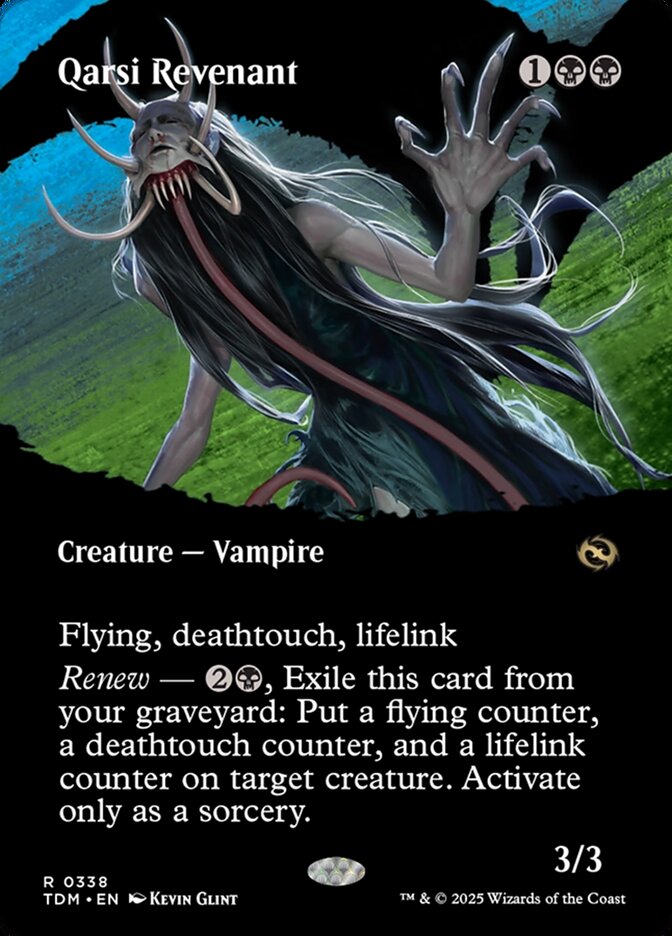 Qarsi Revenant (Borderless): Tarkir: Dragonstorm