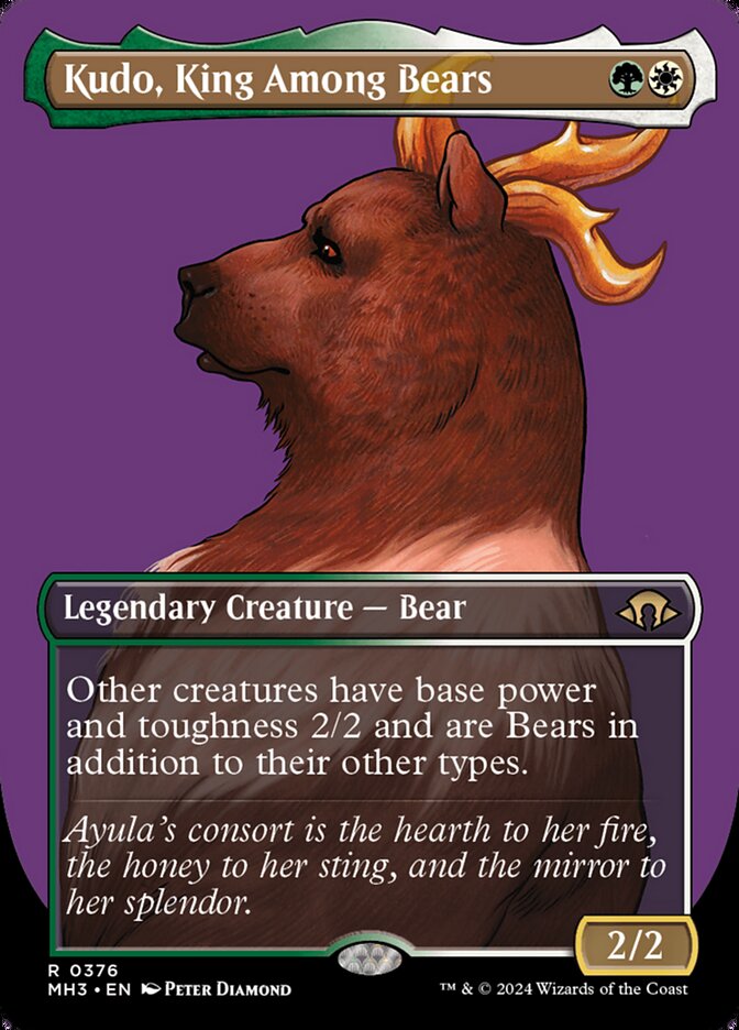 Kudo, King Among Bears (Borderless): Modern Horizons 3