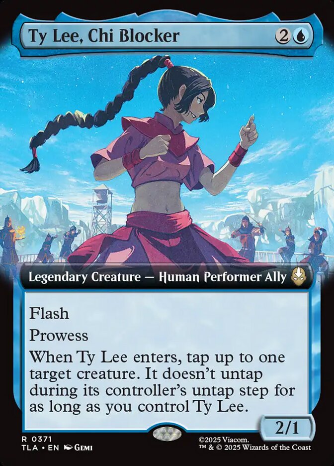 Ty Lee, Chi Blocker (Extended Art) - (Foil): Avatar: The Last Airbender