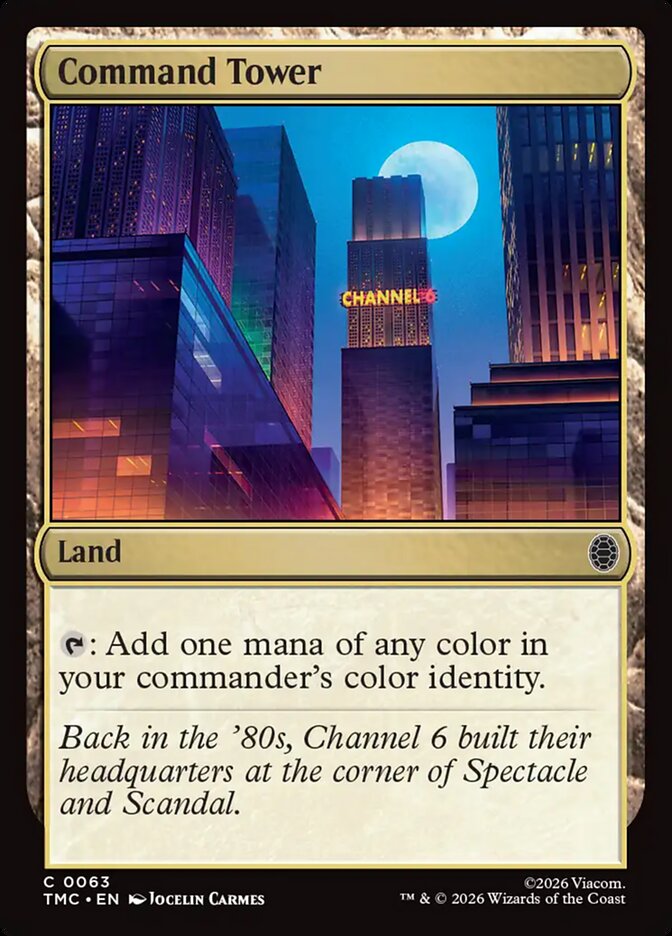 Command Tower - (Foil): Teenage Mutant Ninja Turtles Eternal