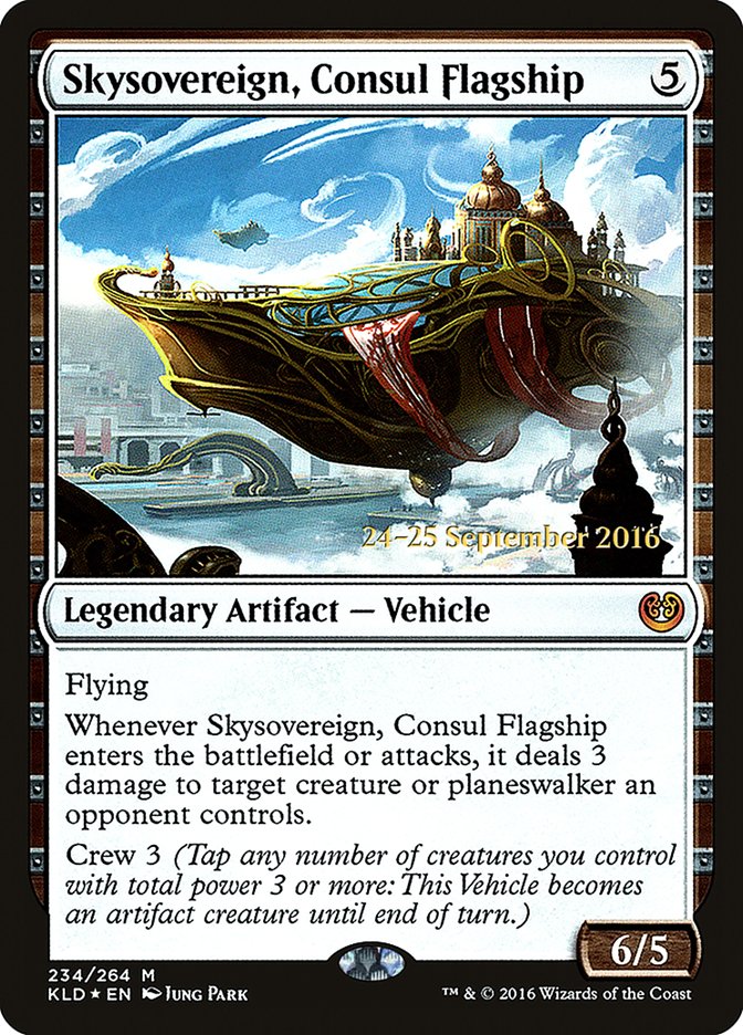 Skysovereign, Consul Flagship (Prerelease) (Kaladesh) - (Foil): Kaladesh Promos