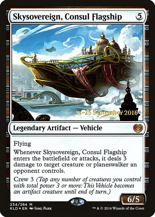 Skysovereign, Consul Flagship (Prerelease) (Kaladesh) - (Foil): Kaladesh Promos