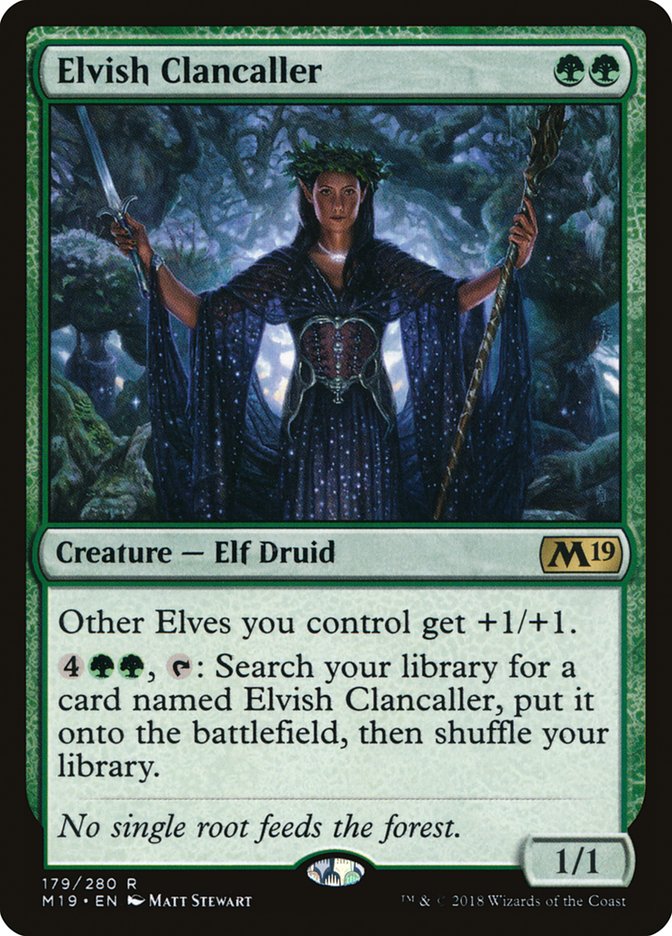 Elvish Clancaller: Core Set 2019