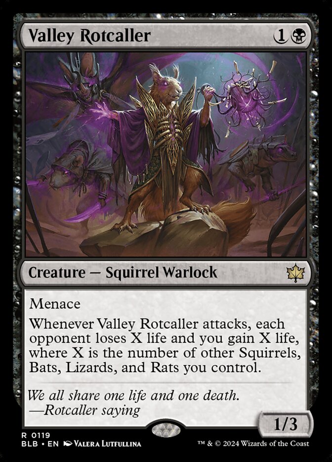 Valley Rotcaller - (Foil): Bloomburrow