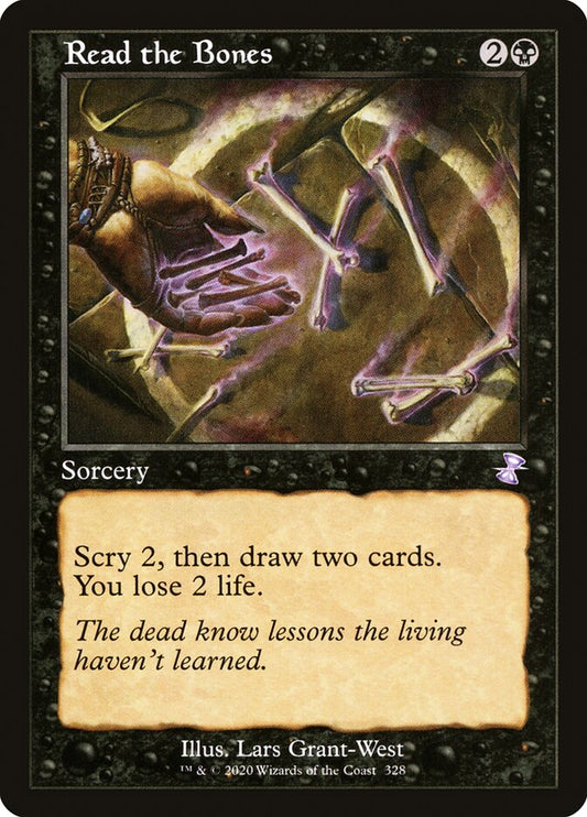 Read the Bones (Retro Frame) - (Foil): Time Spiral Remastered