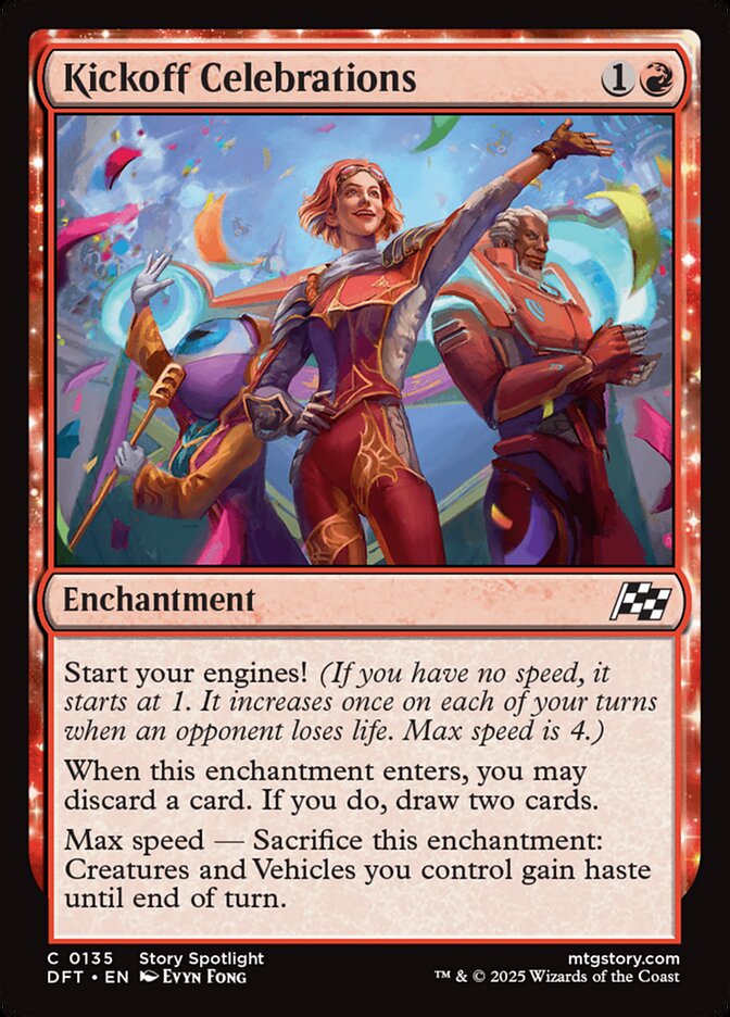 Kickoff Celebrations - (Foil): Aetherdrift