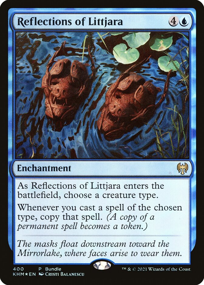 Reflections of Littjara (Bundle) - (Foil): Kaldheim