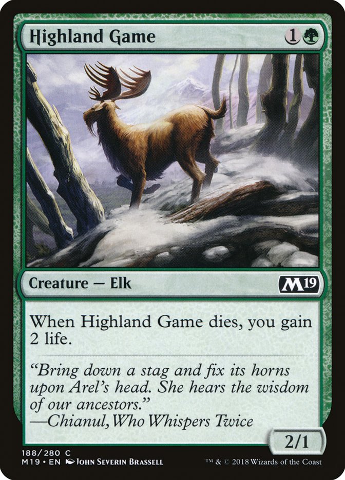 Highland Game: Core Set 2019