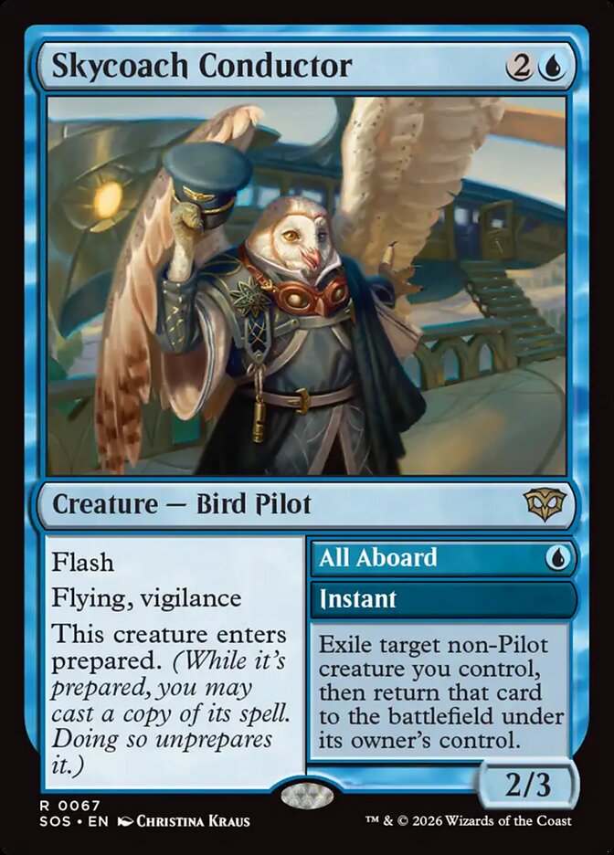 Skycoach Conductor // All Aboard: Secrets of Strixhaven