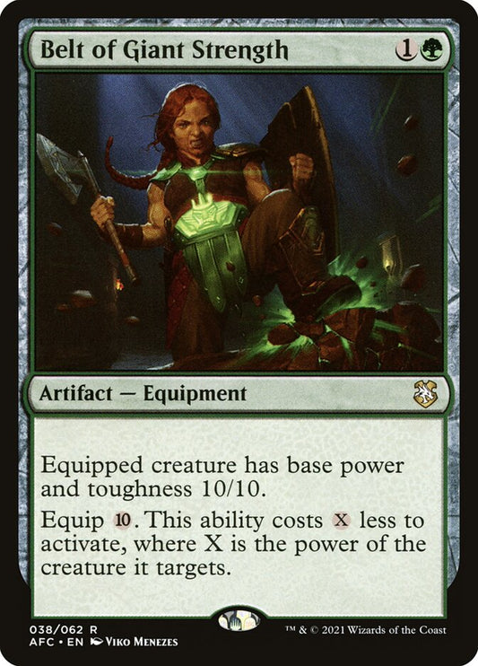 Belt of Giant Strength: Forgotten Realms Commander