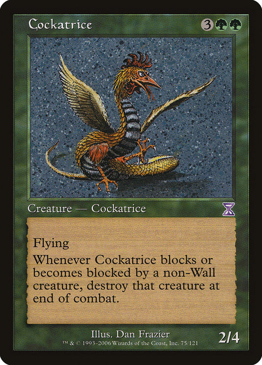 Cockatrice - (Foil): Time Spiral Timeshifted