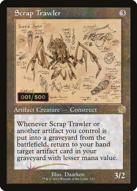Scrap Trawler (#112) (Retro Frame) - (Foil): The Brothers' War Retro Artifacts