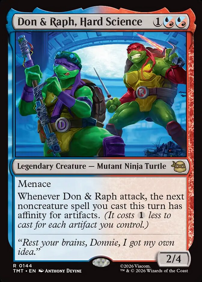 Don & Raph, Hard Science: Teenage Mutant Ninja Turtles