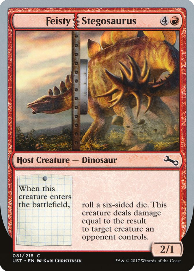Feisty Stegosaurus: Unstable