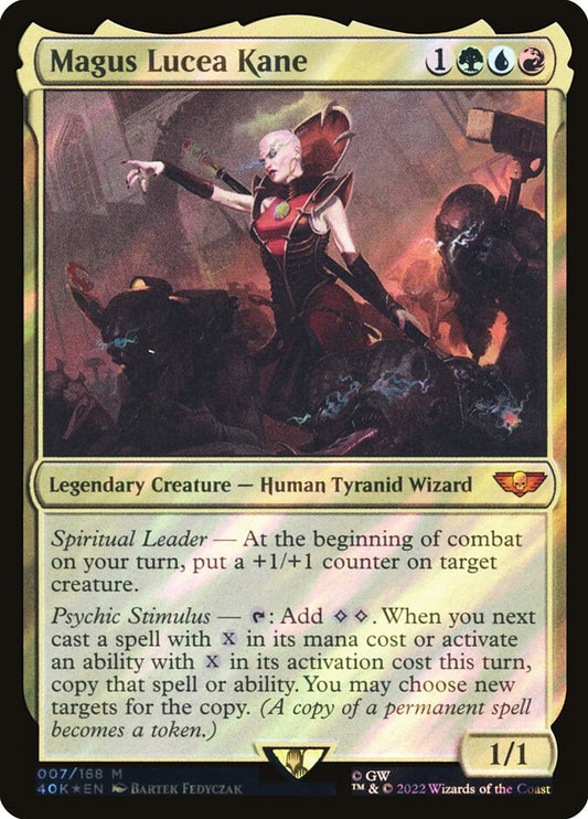 Magus Lucea Kane (Surge Foil) - (Foil): Warhammer 40,000 Commander
