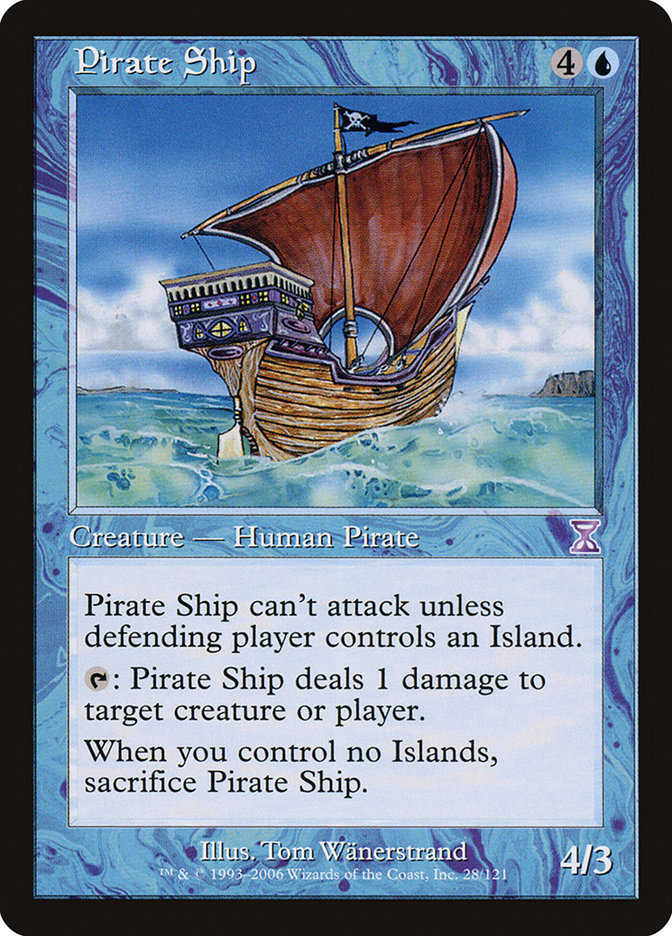 Pirate Ship - (Foil): Time Spiral Timeshifted