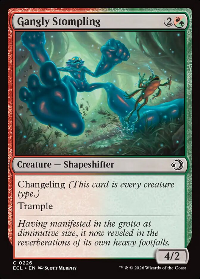 Gangly Stompling - (Foil): Lorwyn Eclipsed