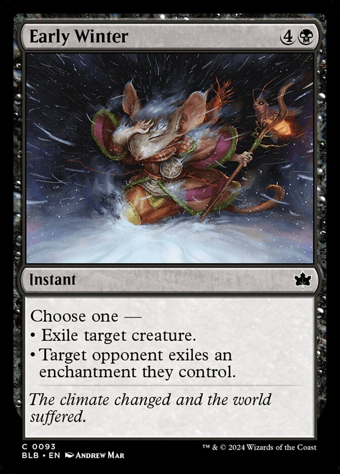 Early Winter - (Foil): Bloomburrow