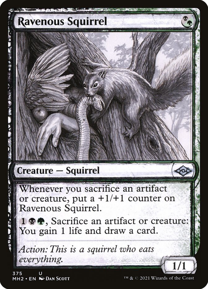 Ravenous Squirrel (Showcase): Modern Horizons 2