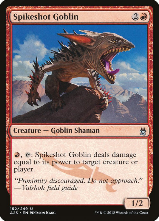 Spikeshot Goblin - (Foil): Masters 25