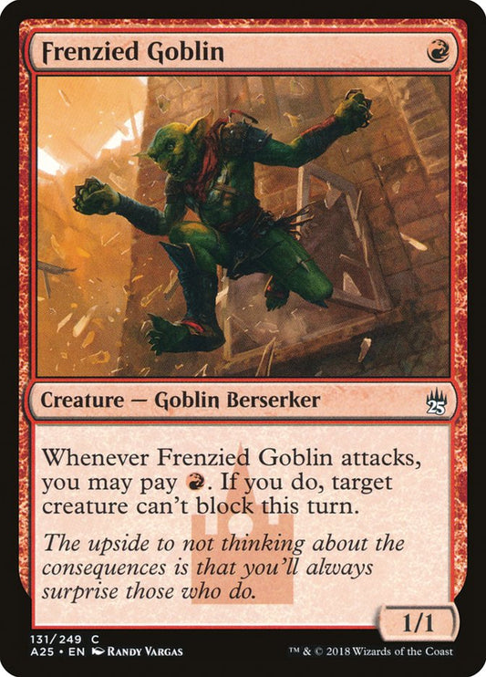 Frenzied Goblin - (Foil): Masters 25
