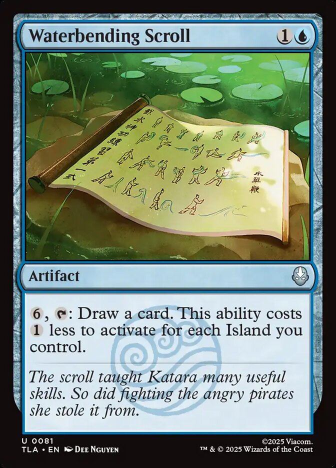 Waterbending Scroll - (Foil): Avatar: The Last Airbender