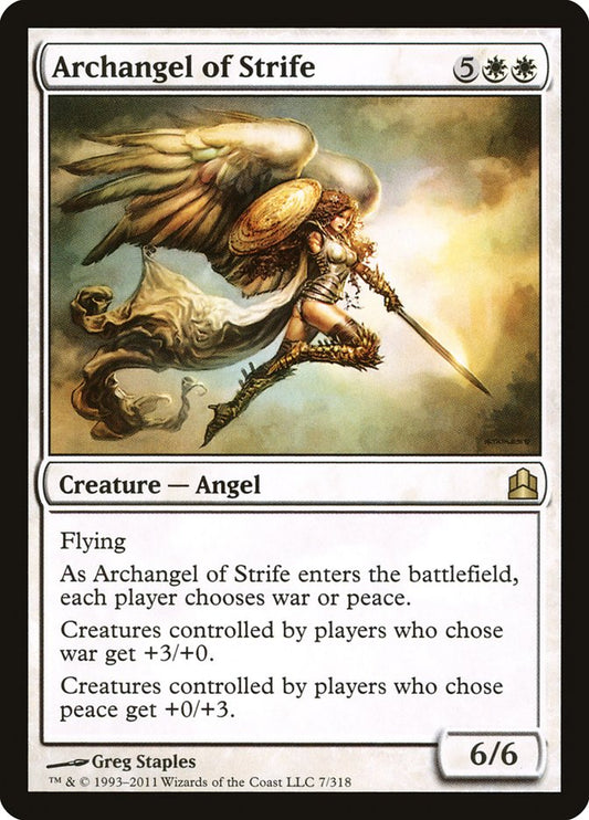 Archangel of Strife: Commander 2011