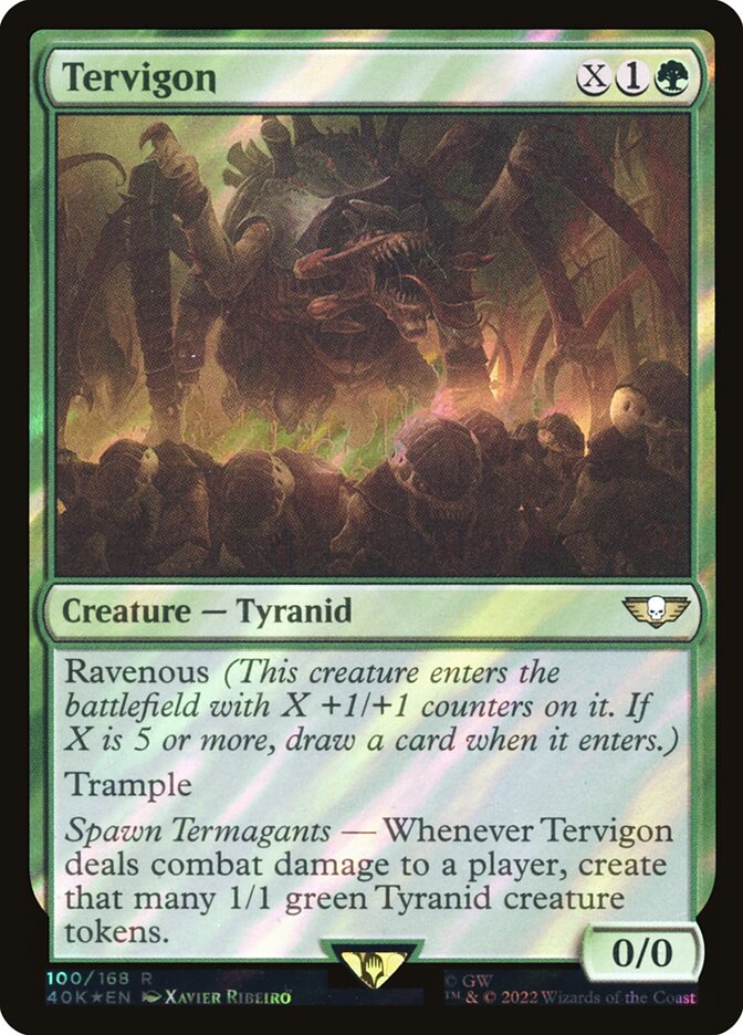 Tervigon (Surge Foil) - (Foil): Warhammer 40,000 Commander