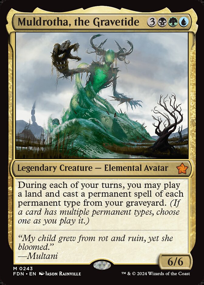 Muldrotha, the Gravetide - (Foil): Foundations