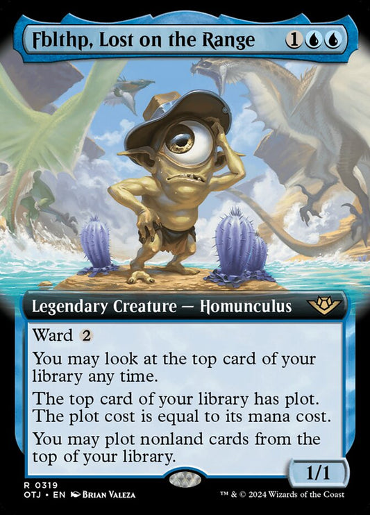 Fblthp, Lost on the Range (Extended Art) - (Foil): Outlaws of Thunder Junction