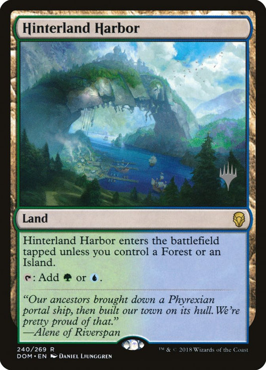 Hinterland Harbor (Promo Pack) (Dominaria): Dominaria Promos