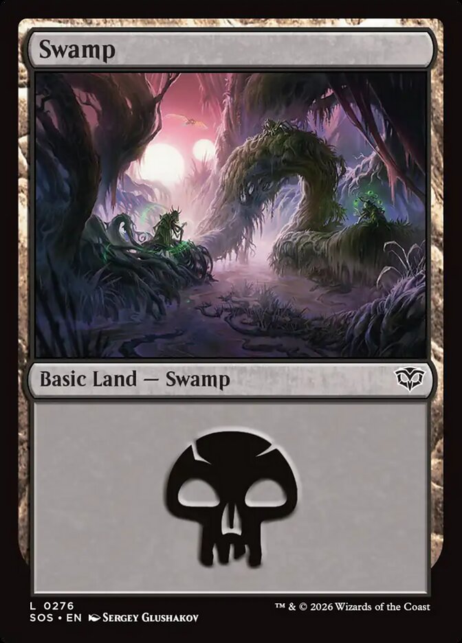 Swamp - (Foil): Secrets of Strixhaven