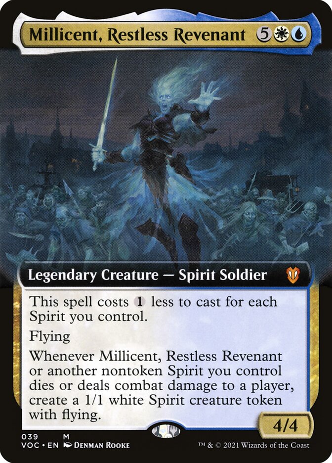 Millicent, Restless Revenant (Extended Art): Crimson Vow Commander