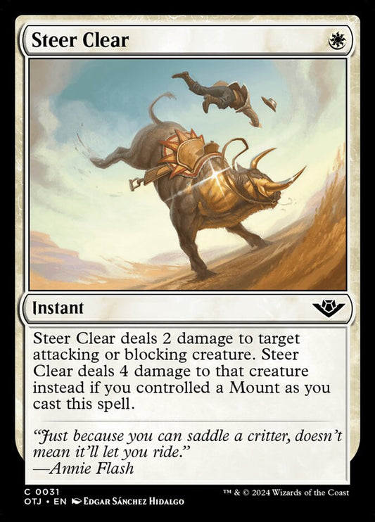 Steer Clear - (Foil): Outlaws of Thunder Junction