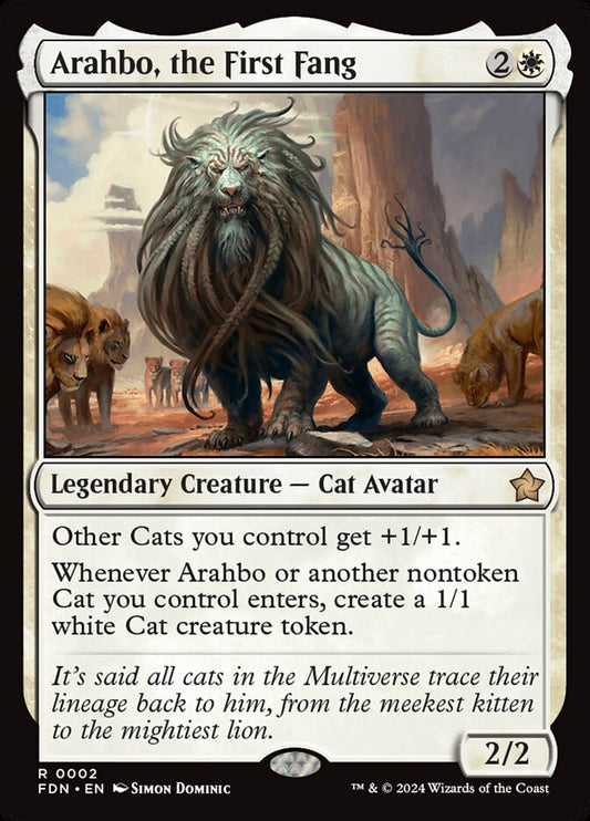 Arahbo, the First Fang - (Foil): Foundations