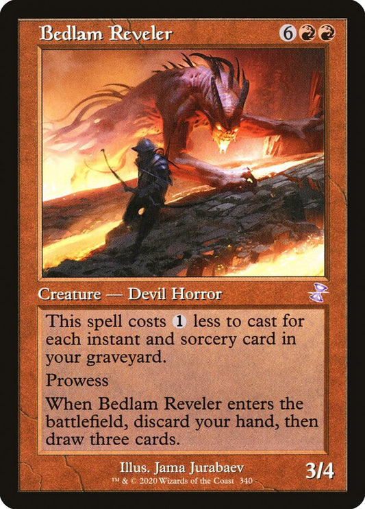 Bedlam Reveler (Retro Frame): Time Spiral Remastered