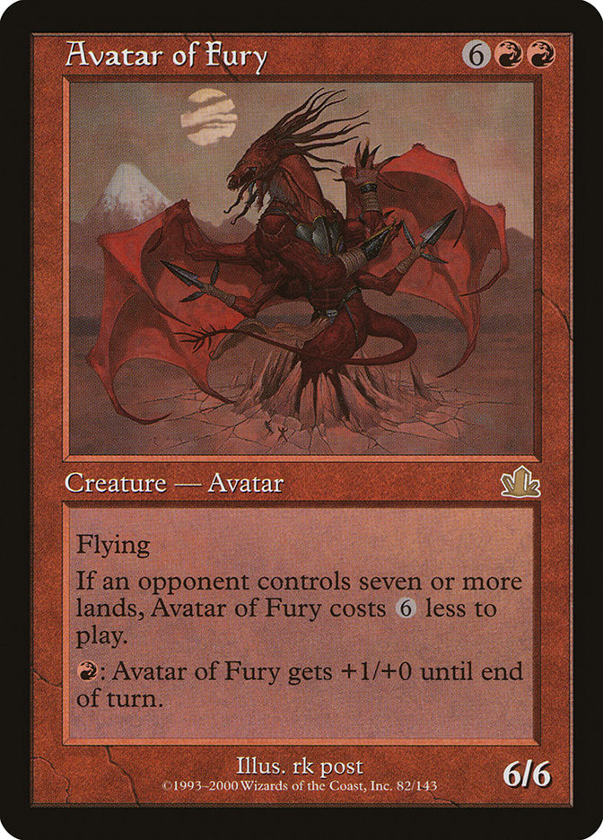 Avatar of Fury - (Foil): Prophecy