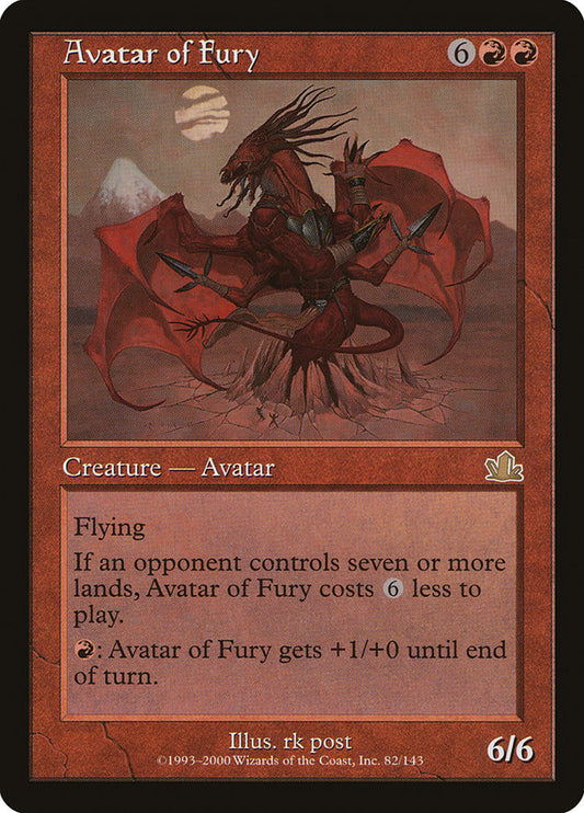 Avatar of Fury - (Foil): Prophecy
