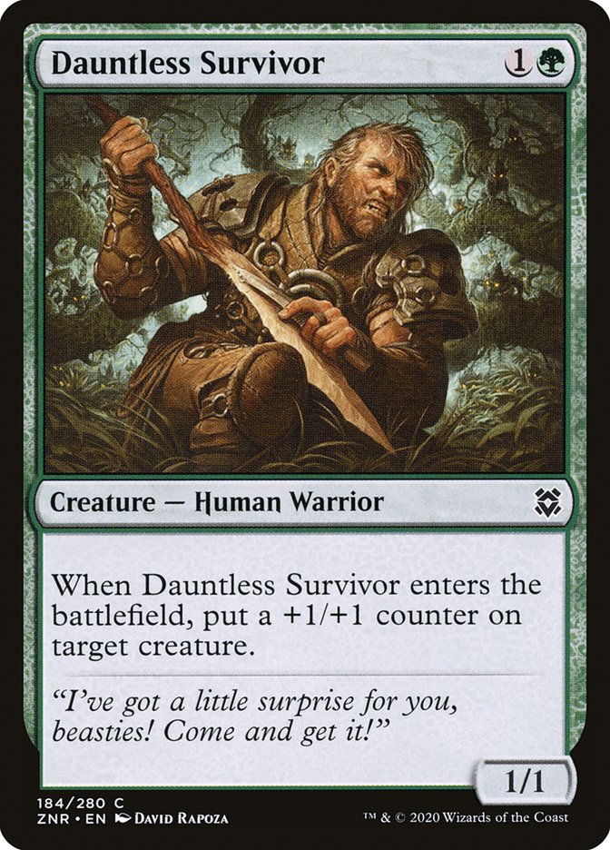 Dauntless Survivor: Zendikar Rising
