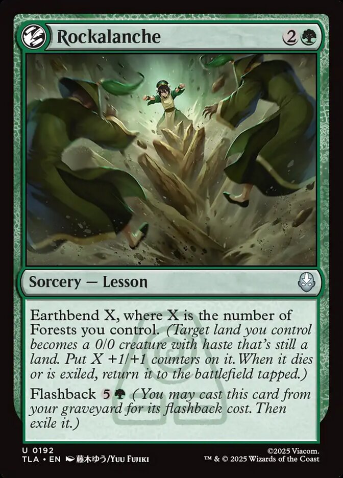Rockalanche - (Foil): Avatar: The Last Airbender