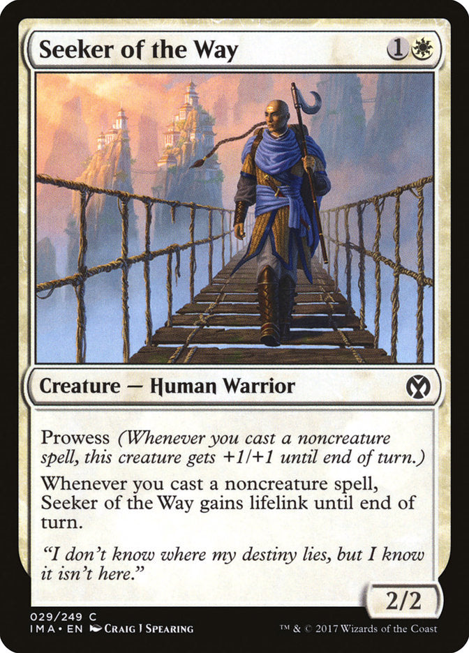 Seeker of the Way - (Foil): Iconic Masters