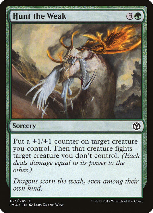 Hunt the Weak - (Foil): Iconic Masters