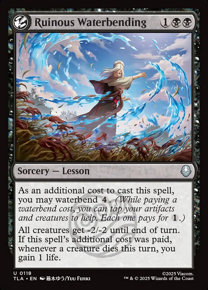 Ruinous Waterbending - (Foil): Avatar: The Last Airbender