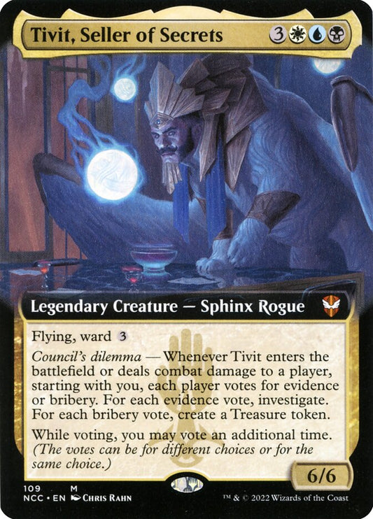 Tivit, Seller of Secrets (Extended Art): New Capenna Commander