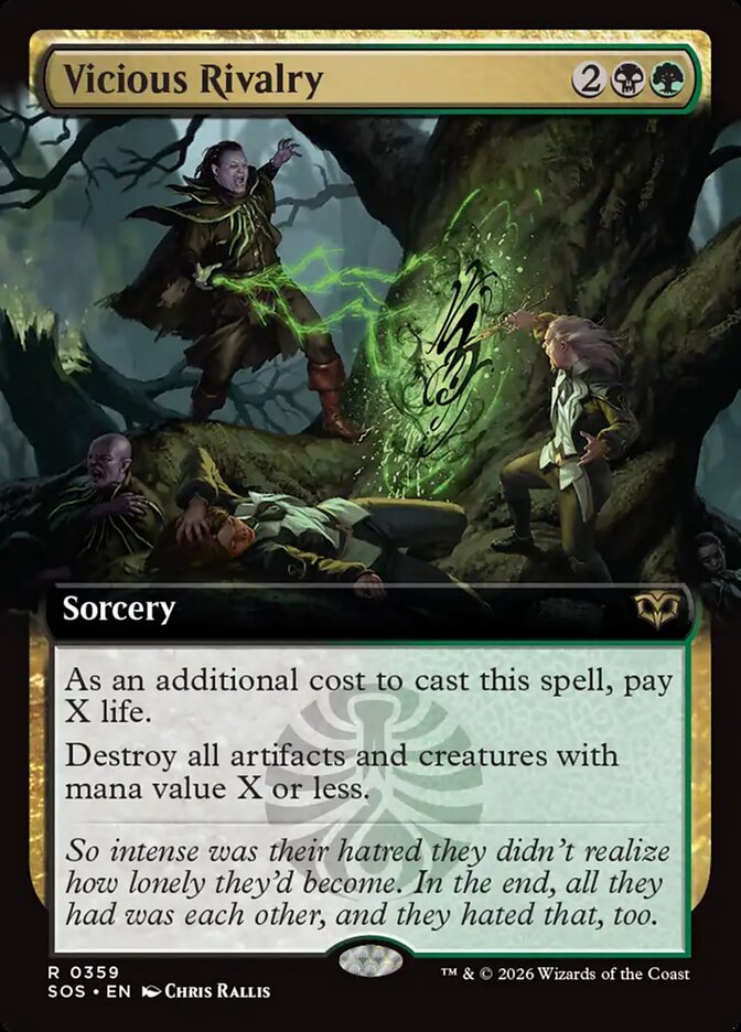Vicious Rivalry - (Foil): Secrets of Strixhaven
