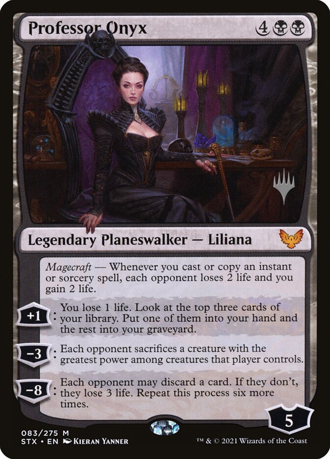 Professor Onyx: Strixhaven: School of Mages Promos