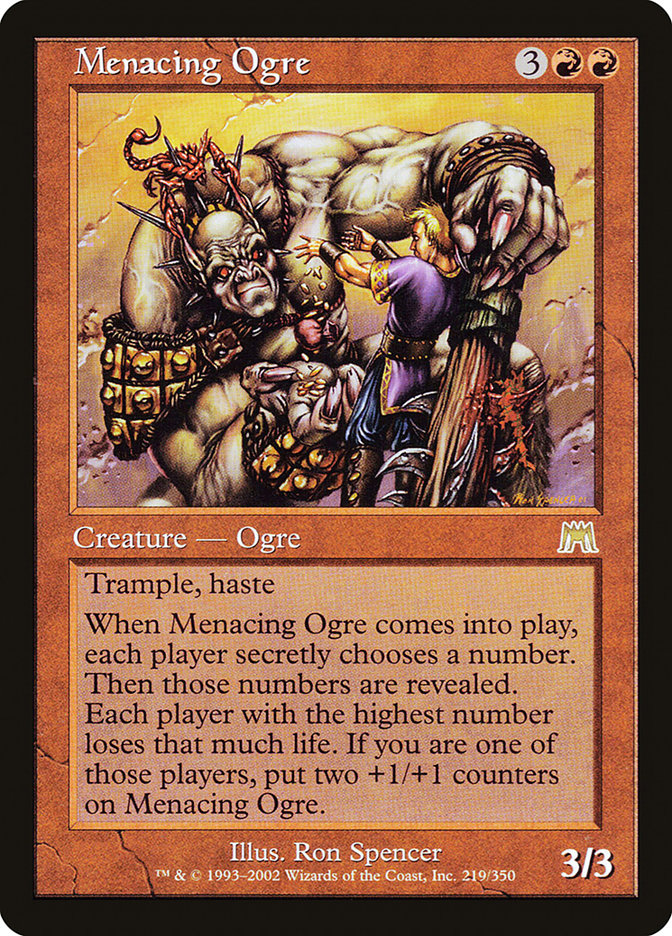 Menacing Ogre - (Foil): Onslaught