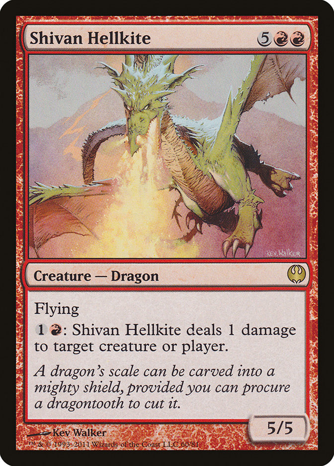 Shivan Hellkite: Duel Decks: Knights vs. Dragons