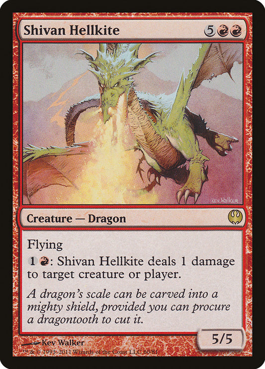 Shivan Hellkite: Duel Decks: Knights vs. Dragons