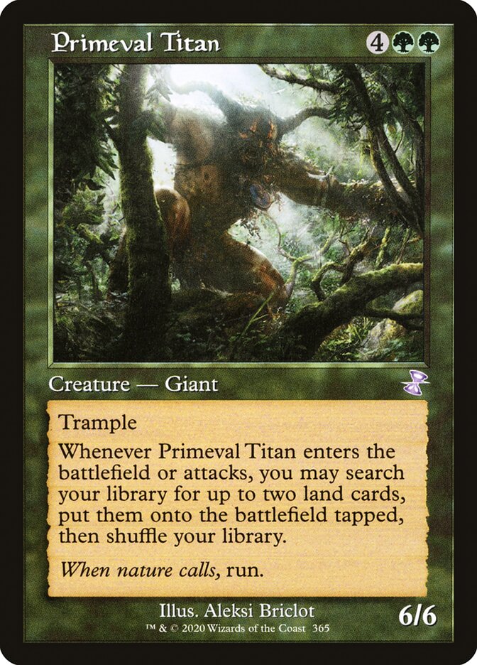 Primeval Titan (Retro Frame): Time Spiral Remastered